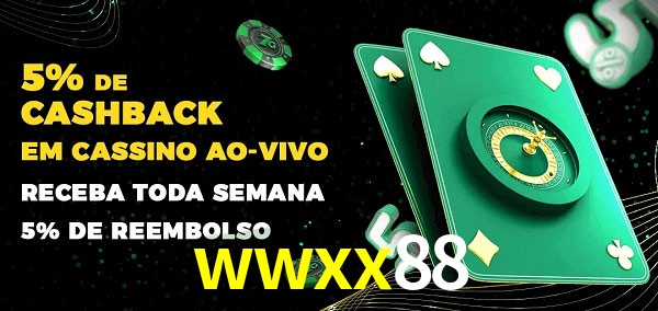 Promoções do cassino ao Vivo wwxx88